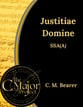Justitiae Domini SSA choral sheet music cover